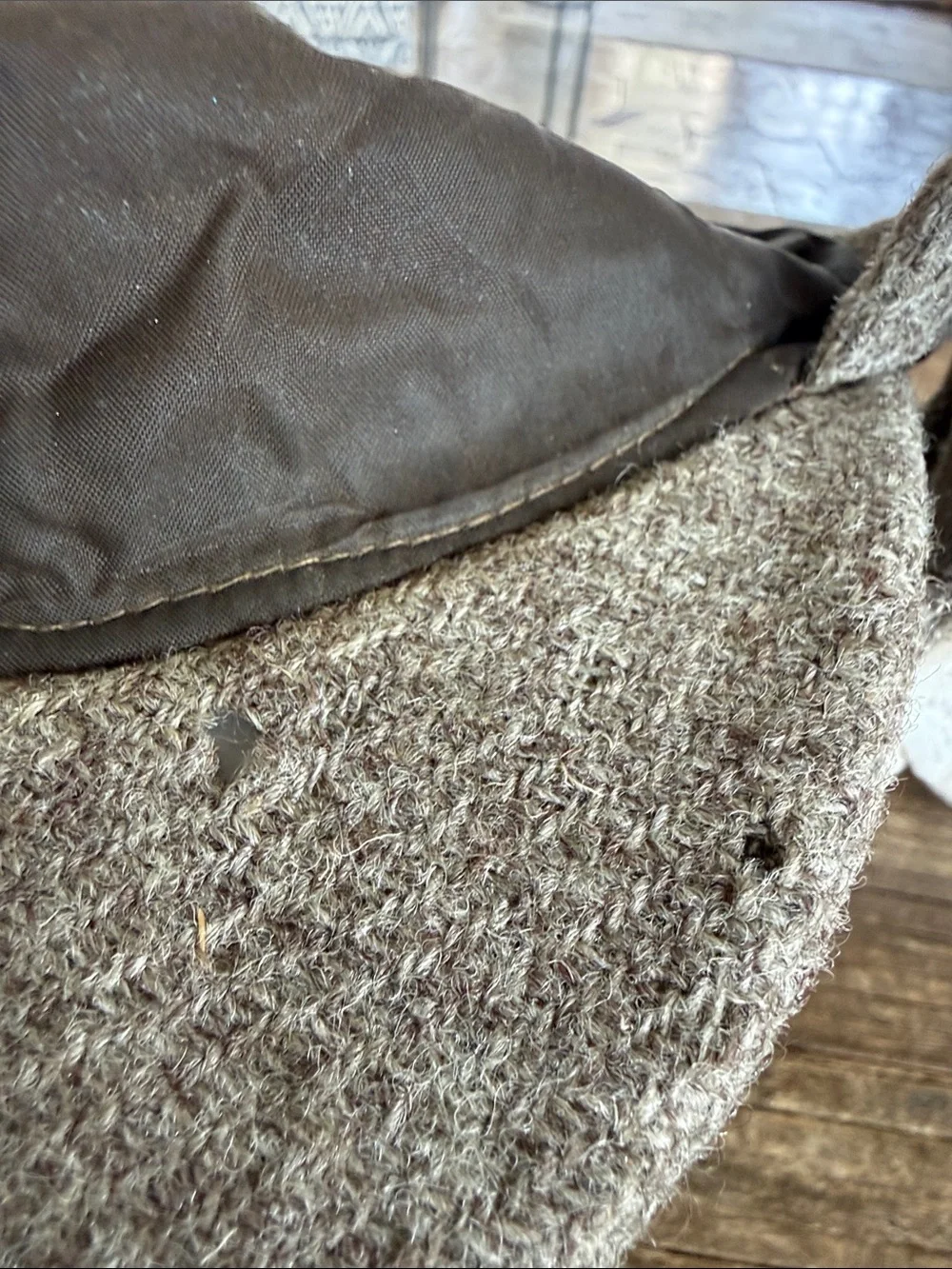 Harris tweed Wool Blend Gray Cap